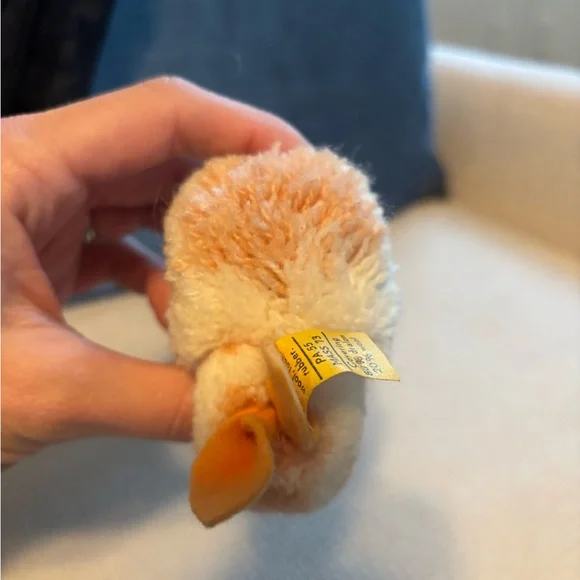 Steiff Orange and White Bunny Toy collectible - Picture 2 of 10